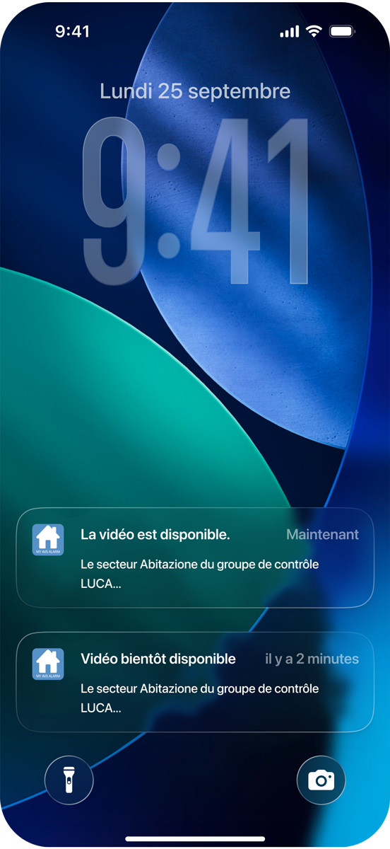 Ècran d'aperçu de l'application